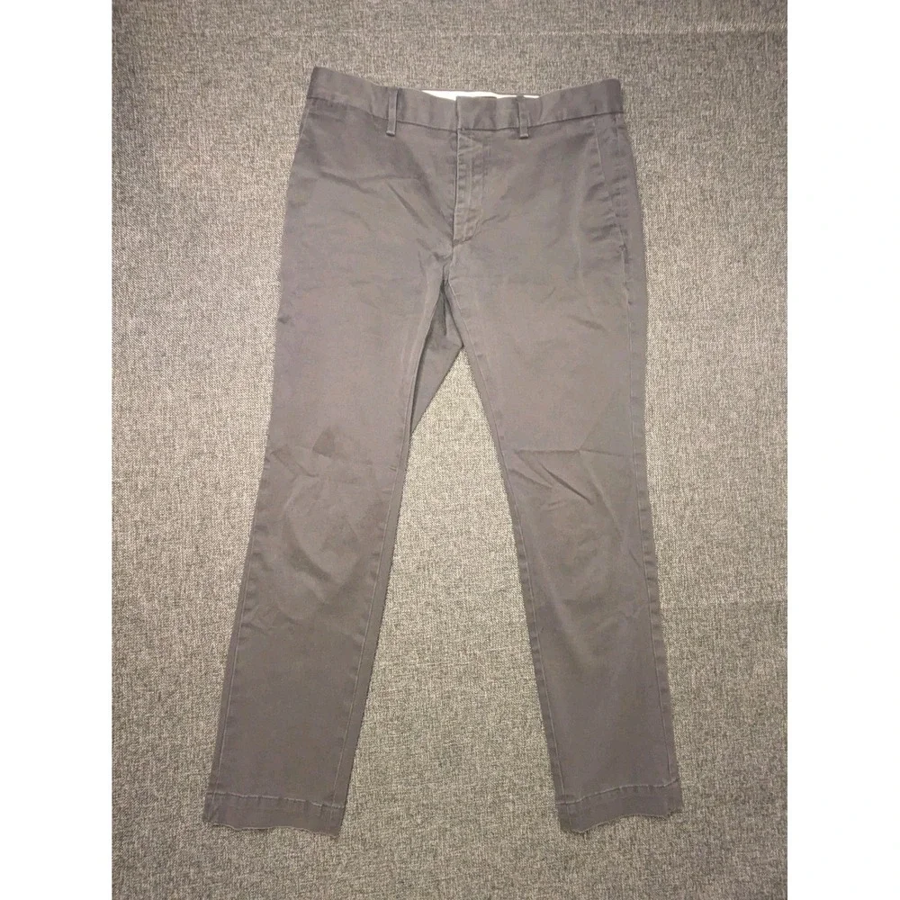 Banana Republic Pants Regular‎ Performance Gray Fulton Chinos Wear Mens 30x30